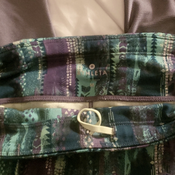 Athleta Arrow Be Free Knicker Capri Leggings Style - Picture 4 of 6